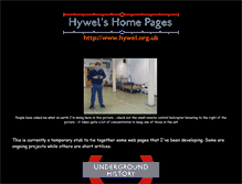 Tablet Screenshot of hywel.org.uk